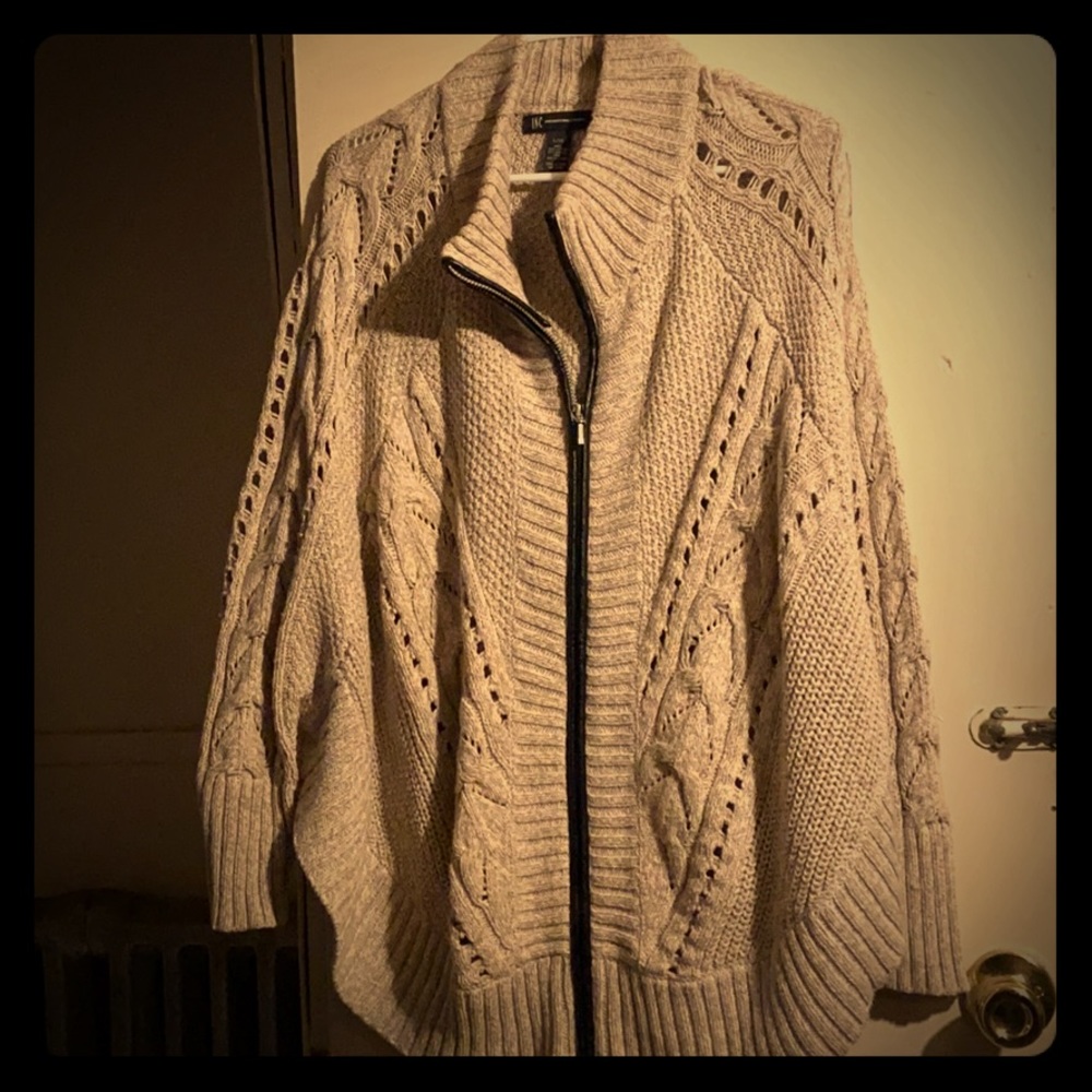 Cardigan shawl
